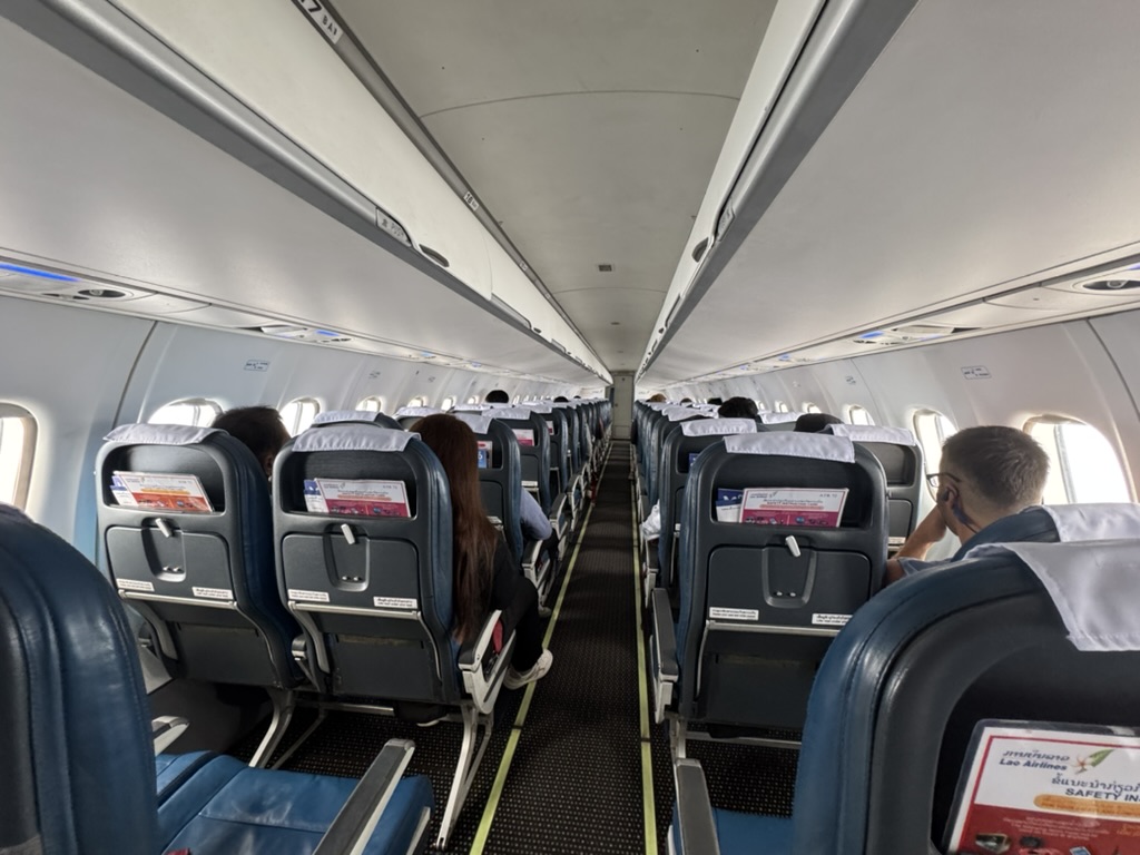 【ラオス国営航空でルアンパバーン−ハノイ便搭乗記】②往路QV313(ルアンパバーン−ハノイ)体験談