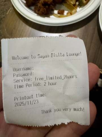 【グアム国際空港プライオリティパス体験談】④Sagan Bisita Loungeは快適?食事・ドリンク・設備は?