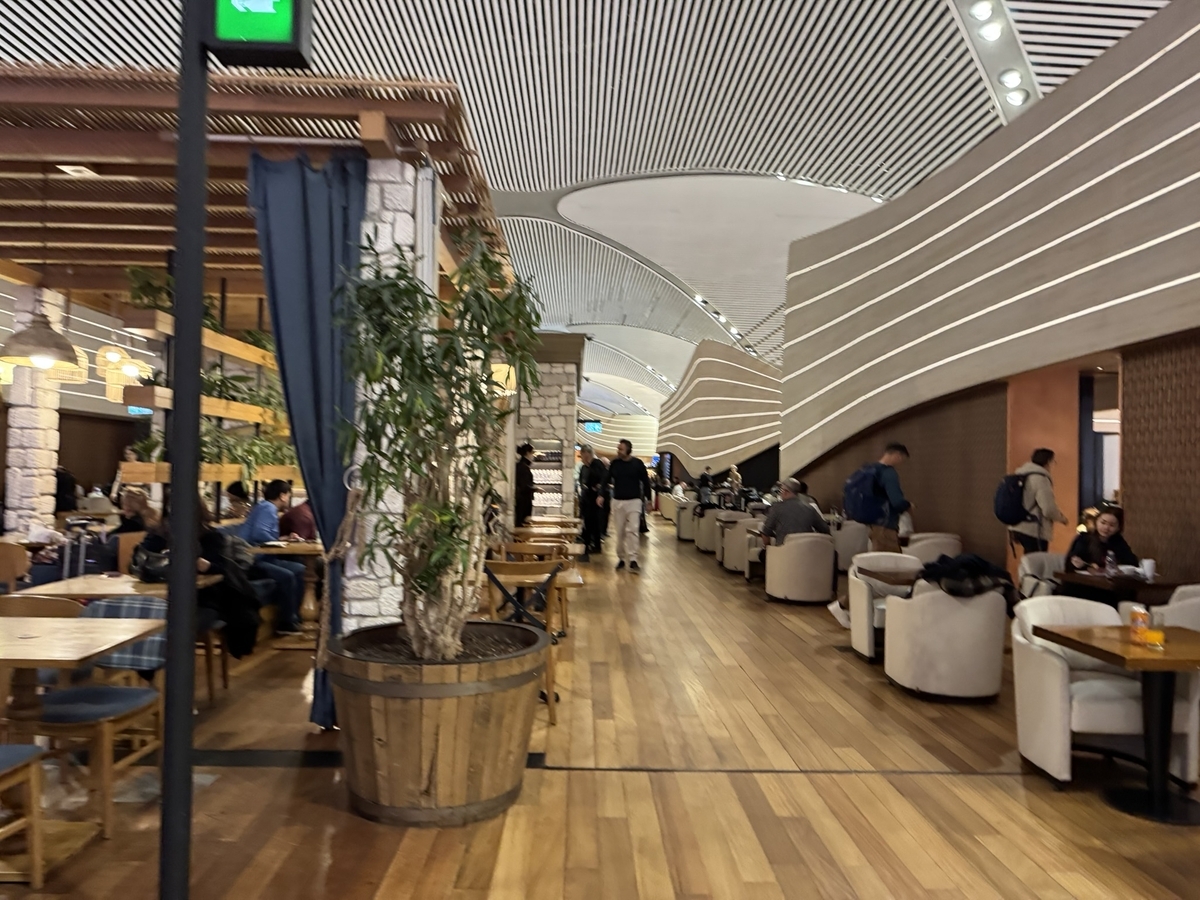 【イスタンブール空港ターキッシュビジネスラウンジ体験談】④ターキッシュビジネスラウンジは快適？シャワーや食事・ドリンクは？