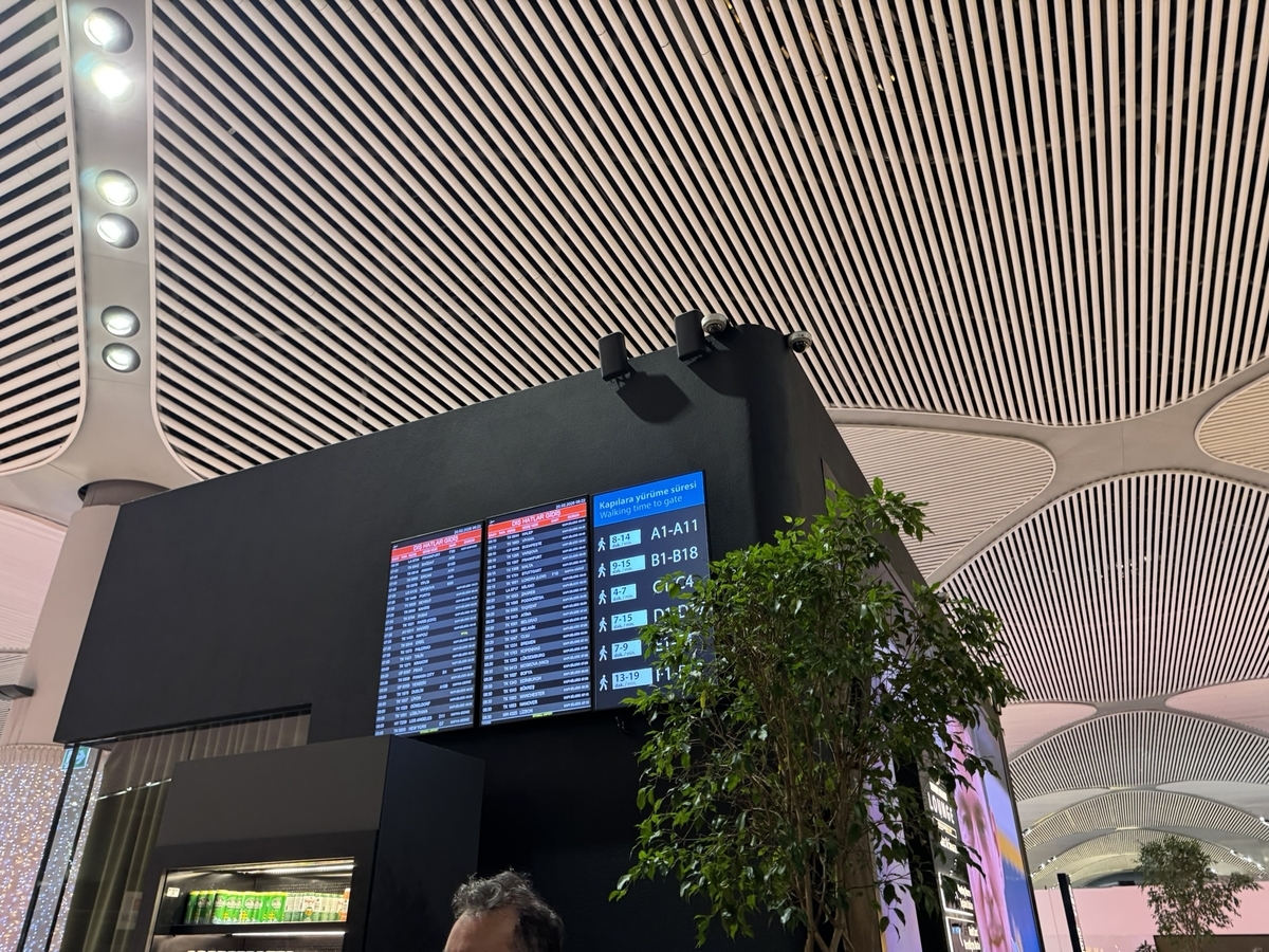 【イスタンブール空港ターキッシュビジネスラウンジ体験談】⑤ターキッシュビジネスラウンジ利用の注意点は？