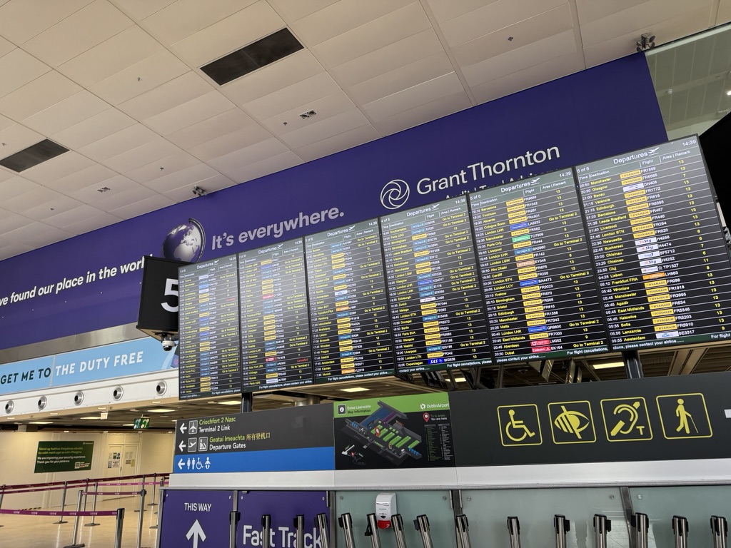 【ダブリン空港T1プライオリティパス体験談】②ダブリン空港のターミナルは？