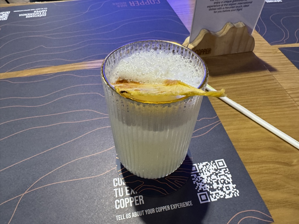 【リマ空港国際線ピアおすすめPPラウンジ紹介】⑤Copper Barを実際に使ってみた印象は？何が良かった？