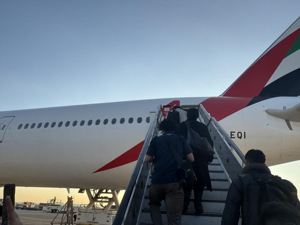 【エミレーツ航空 ヨーロッパ乗り継ぎ】④エミレーツ航空は快適性重視