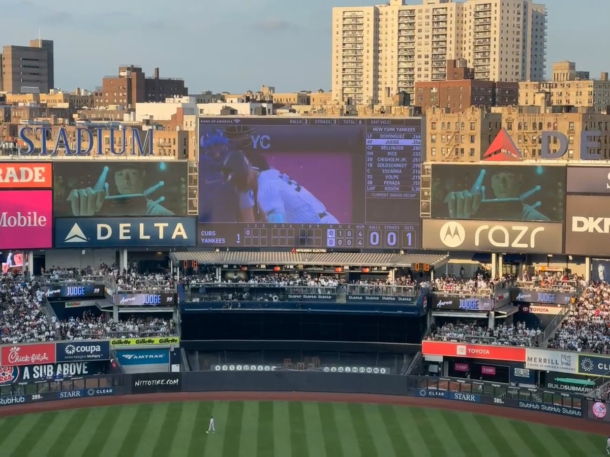 【MLB観光体験談】⑦実際にヤンキースタジアムでNYY対カブス戦を見た感想は?鈴木誠也・アーロンジャッジのプレーも見られた