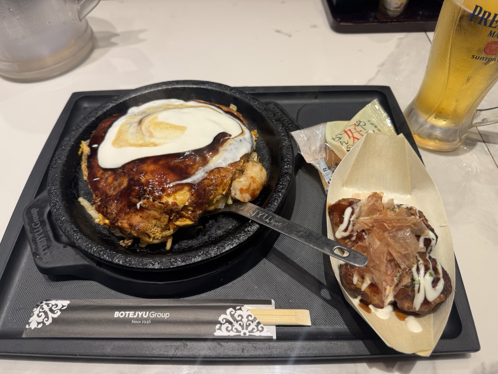【成田空港第2ターミナル くり田 プライオリティパス体験談】④くり田で食べられるメニューは？指定セットの内容は？