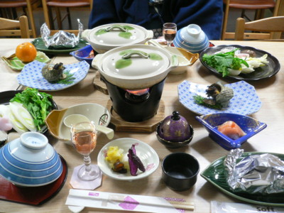 ペンション銀泉　夕食
