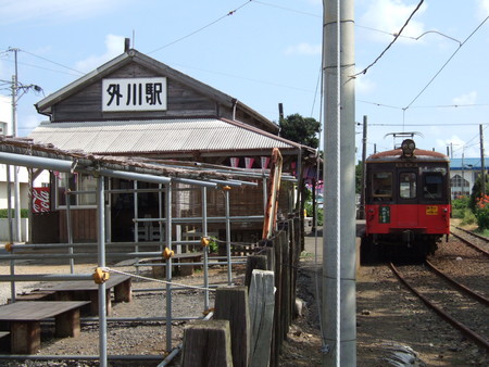 銚子電鉄　外川駅