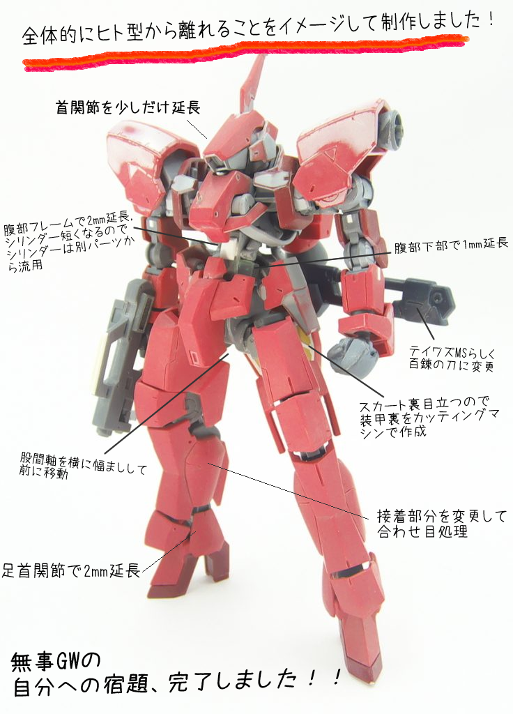 流星号 (グレイズ改弐) その2 - air.modeling works