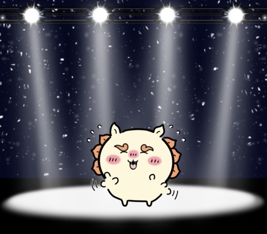 単独ライブを行うシーサーちゃんのイラスト