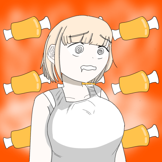 背景差分のもちづきさんのイラスト