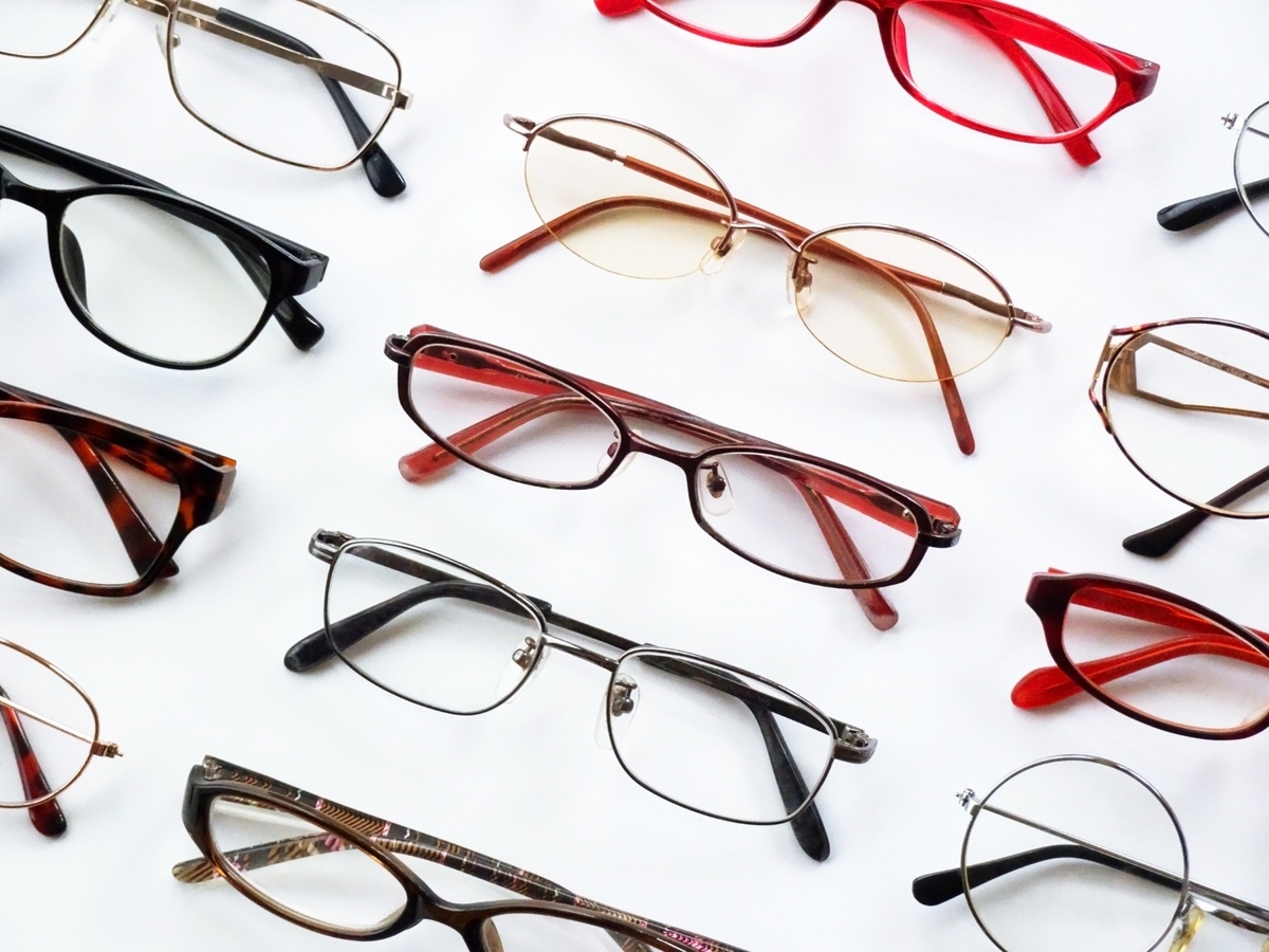 度なし ブルーライトカット AN-04眼鏡市場 ウエリントン 【公式通販】