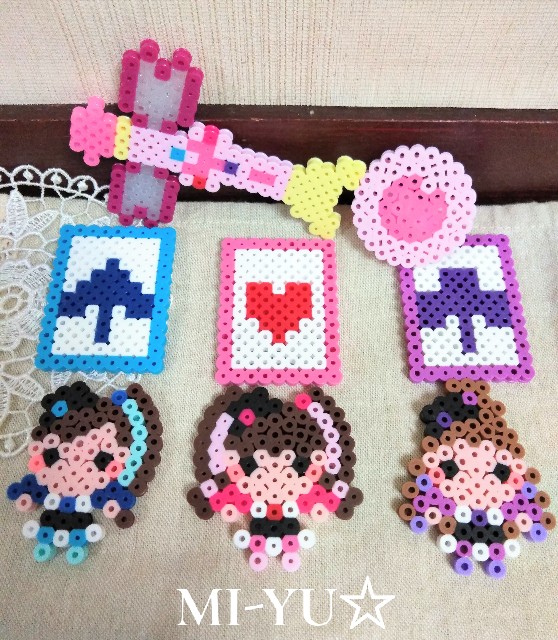 アイロンビーズ ファントミハートの衣装図案と作り方を公開します Mi Yu のアイロンビーズアトリエ Perlerbeads Design