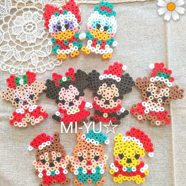 アイロンビーズ キャラクター ディズニー クリスマスチップとデール Christmas Disney Chip And Dale Mi Yu の アイロンビーズアトリエ Perlerbeads Design アイロンビーズ キャラクター ディズニー クリスマスチップとデール Christmas Disney Chip And Dale Mi Yu の アイロンビーズアトリエ Perlerbeads Design