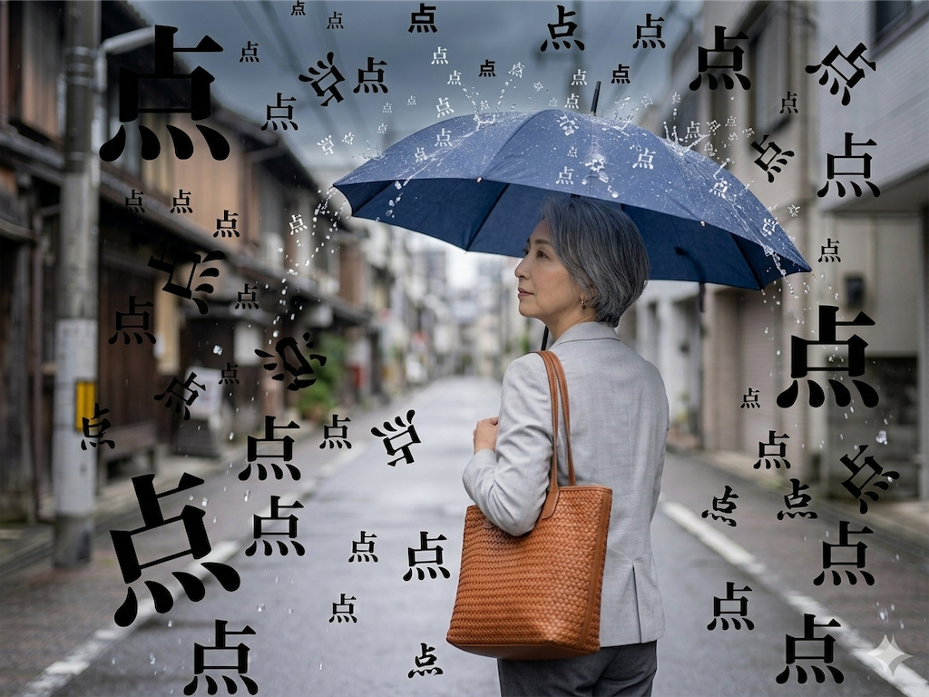 頼んでもない点々が、人生には降ってくる
