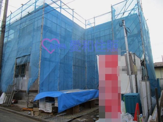 川越市上戸新町1期の建築中の画像