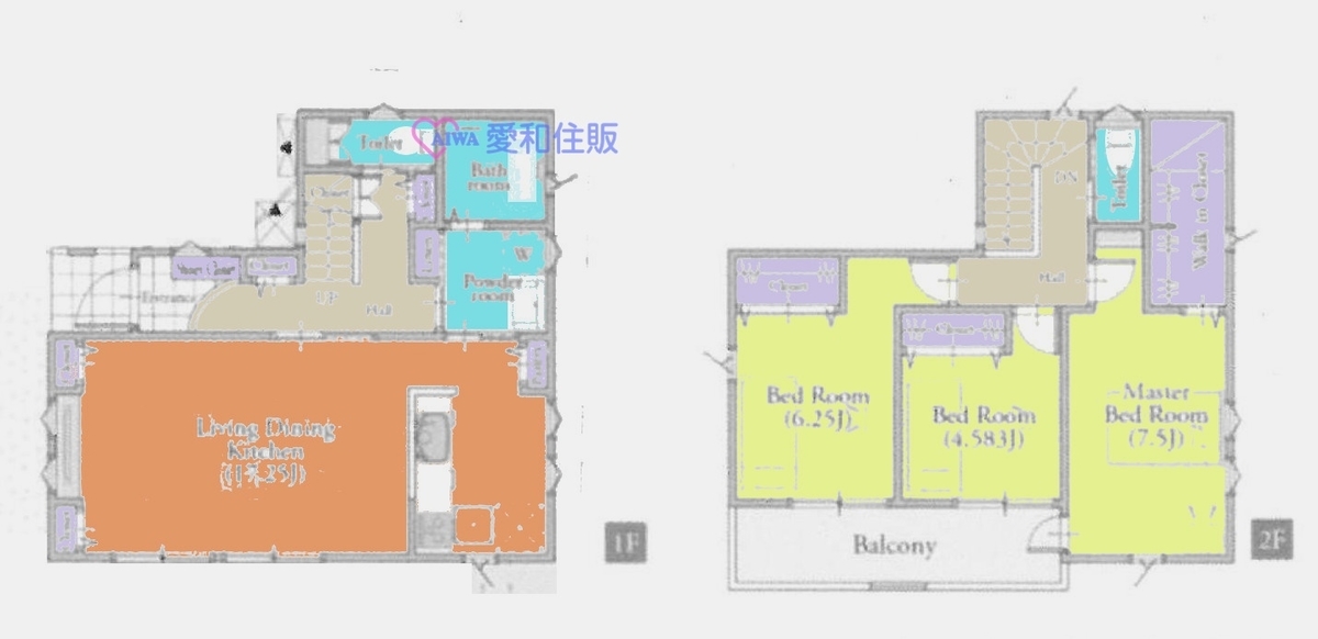 坂戸市山田町新築一戸建て建売分譲物件の間取り図