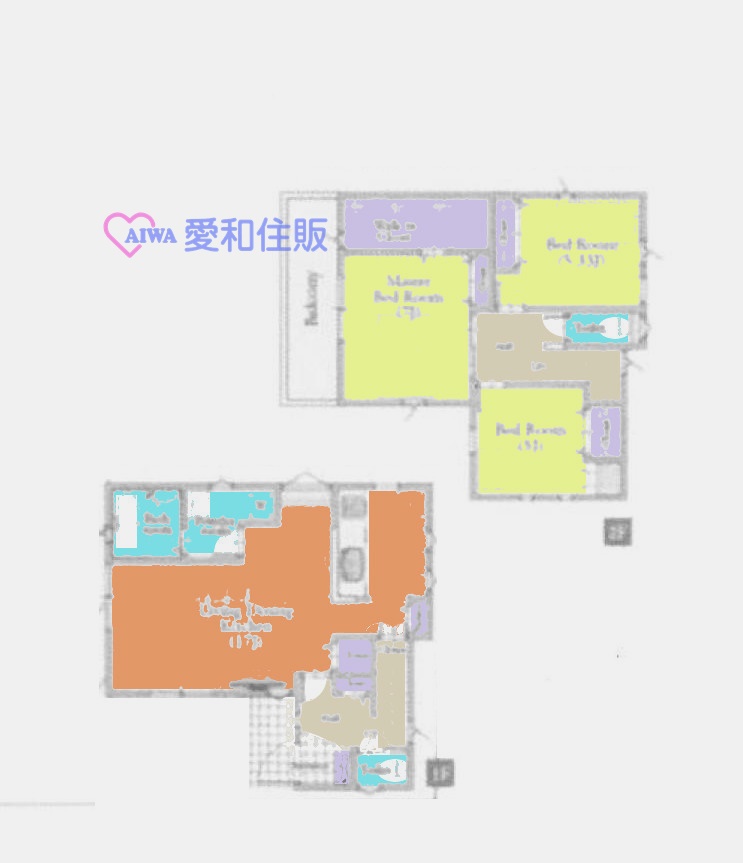 鶴ヶ島市鶴ヶ丘新築一戸建て建売分譲物件の間取り図