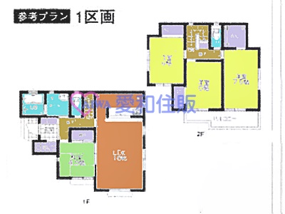 坂戸市鶴舞4丁目新築一戸建て建売分譲住宅の間取り図