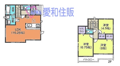 川越市今福新築一戸建て建売分譲住宅の間取り図