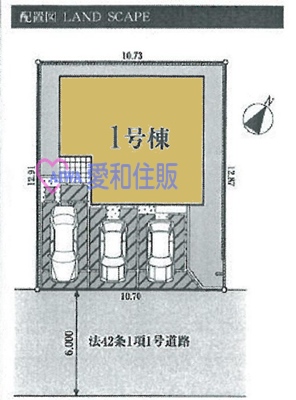 坂戸市鶴舞４丁目新築一戸建て建売分譲住宅の区画図