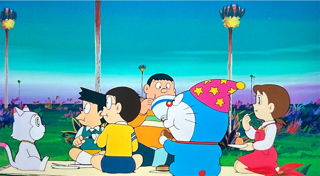 ドラえもん 有名なシーン 藤子不二雄原作「ドラえもん」のセル画
