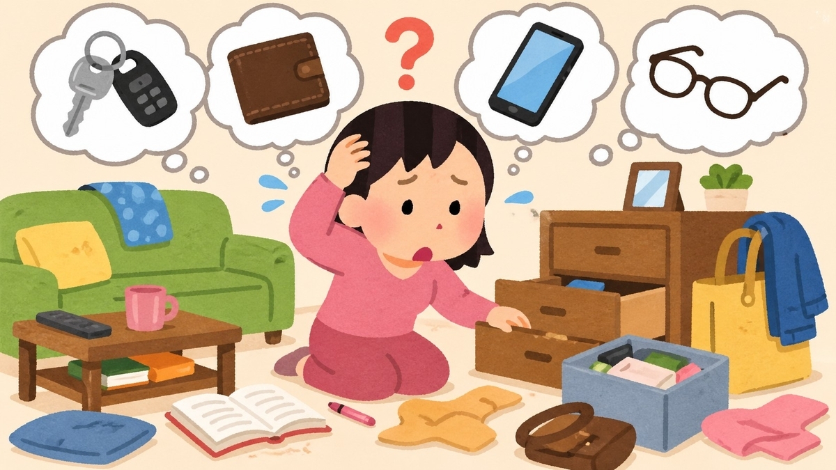 探し 物 記憶 が ない