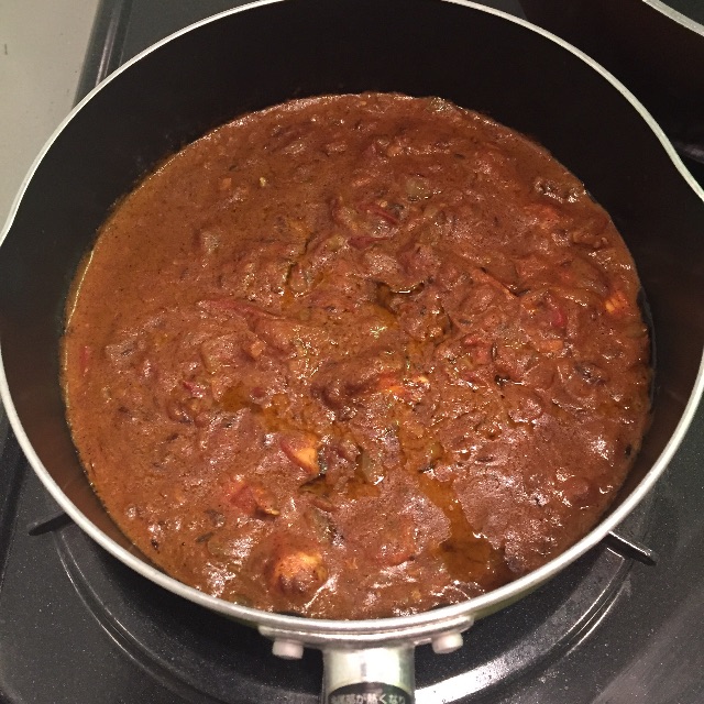 チキンカレー完成