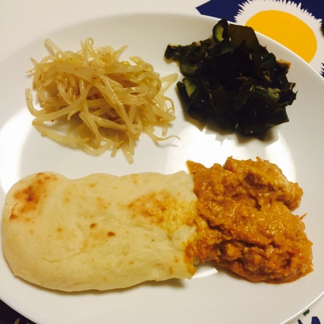 ナンの作り方 盛り付け