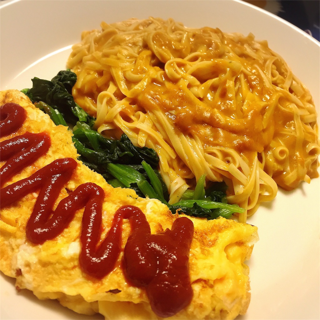 KALDIウニクリームパスタ調理後 写真