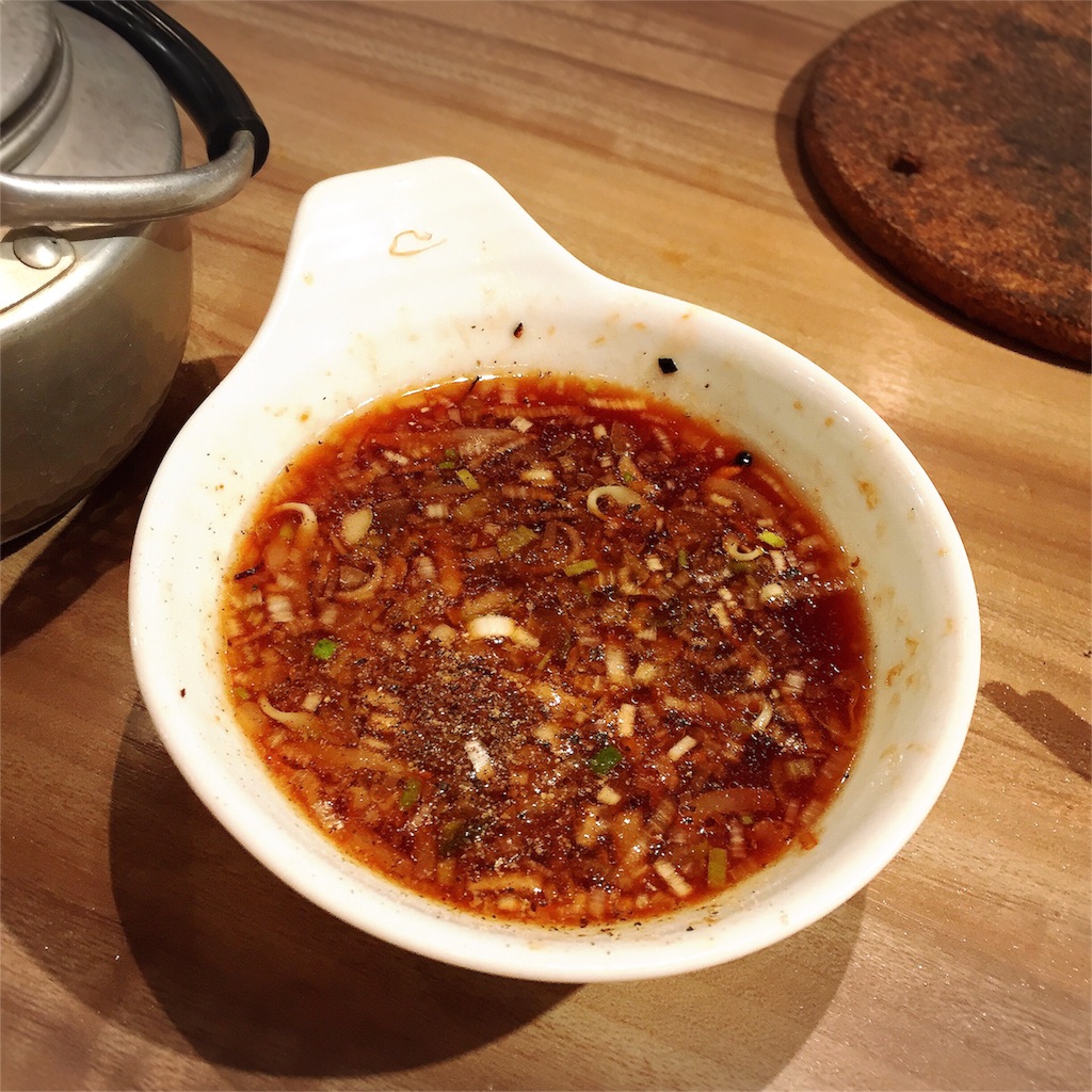 ジンギスカンゆきだるま つけ麺用のタレ 写真