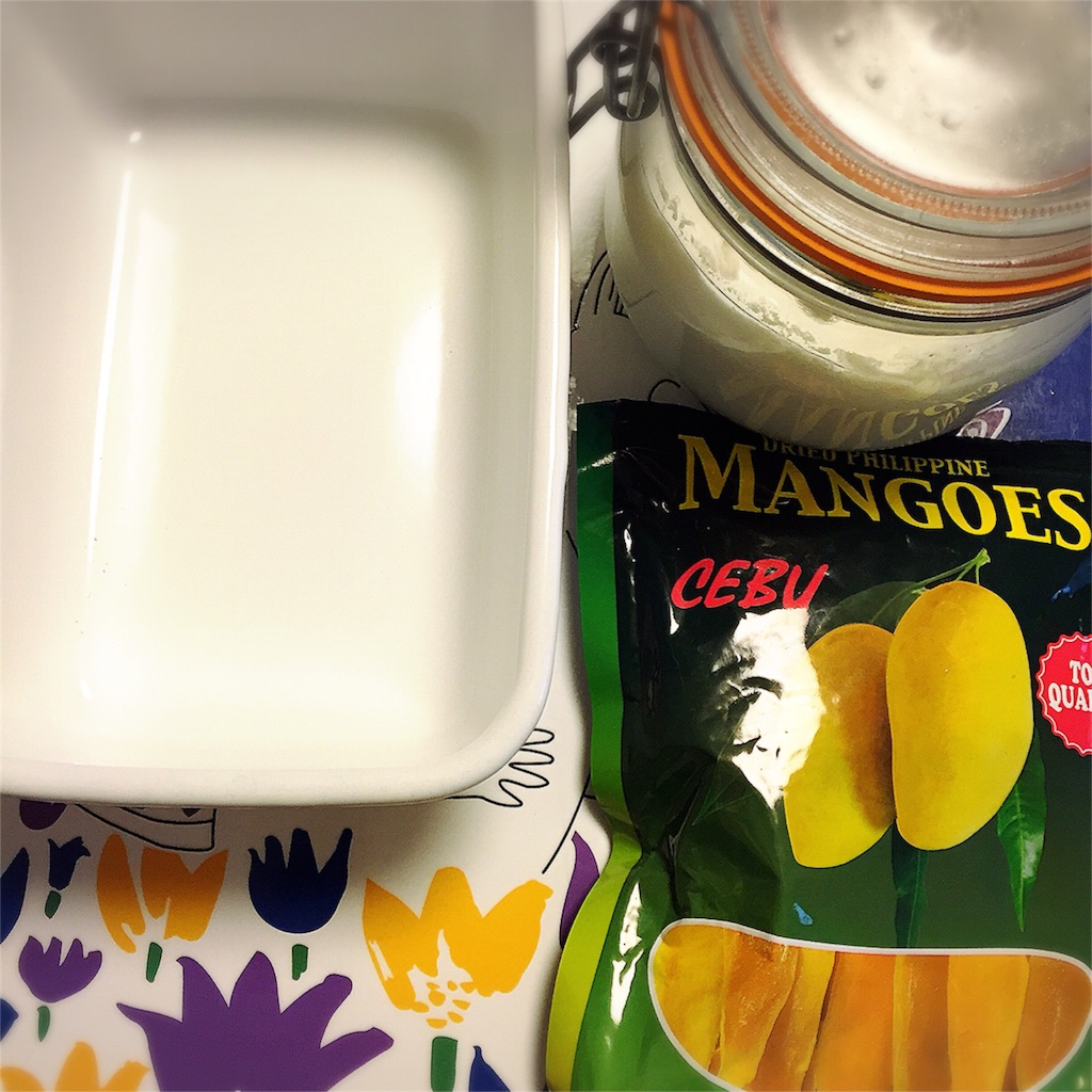 ドライマンゴー ヨーグルト食べ方 画像