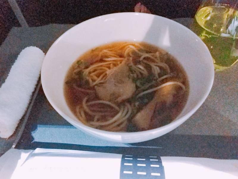 ラーメン JALビジネスクラス