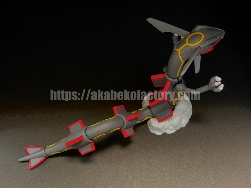 色違いレックウザ（黒レックウザ）を作る #3 完成編 - Akabeko Factory