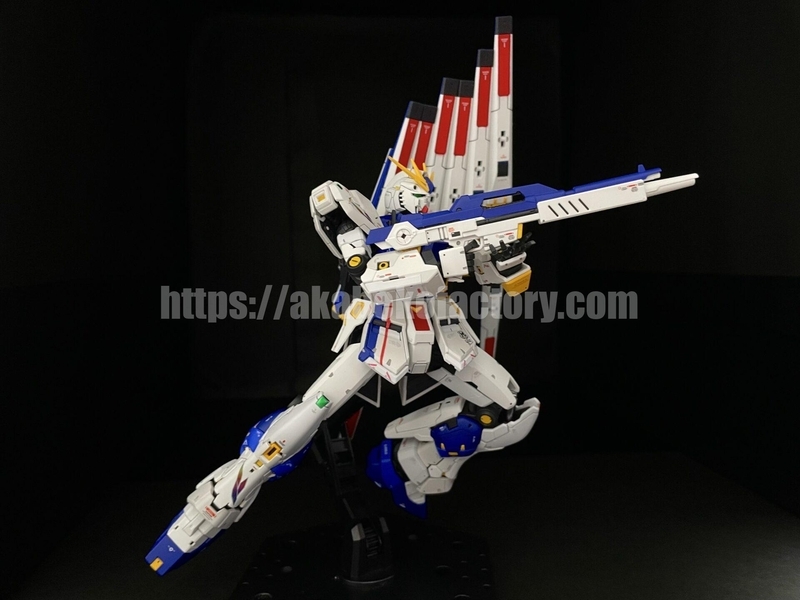 RG νガンダムをRX93ff（GUNDAM SIDE-F限定）カラーで作る #6