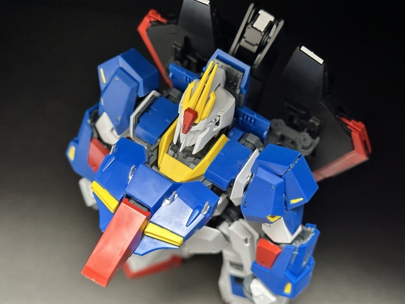 MG Zガンダム Ver.KaをRG リミテッドカラーで作る #2 仮組みレビュー