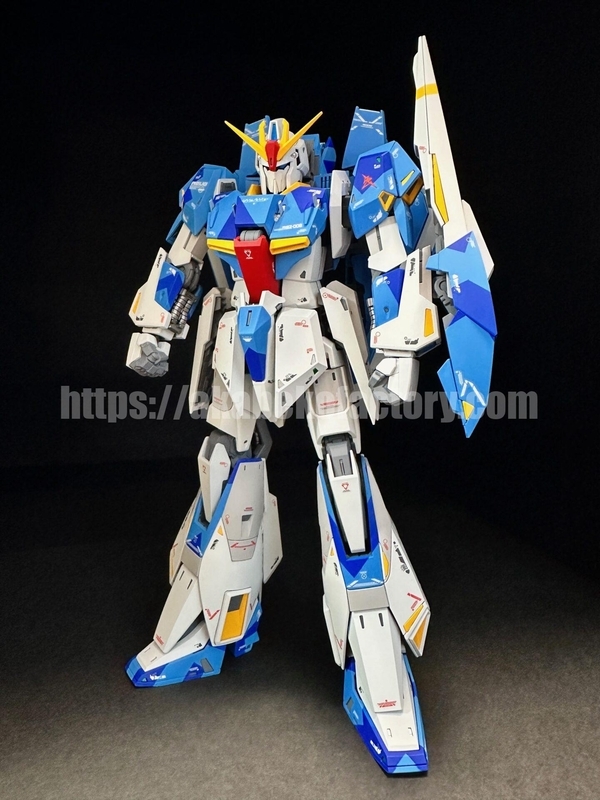 MG Zガンダム Ver.KaをRG リミテッドカラーで作る #6 完成編 - Akabeko
