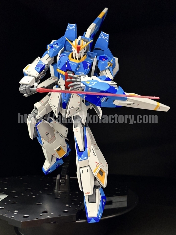 MG Zガンダム Ver.KaをRG リミテッドカラーで作る #6 完成編 - Akabeko