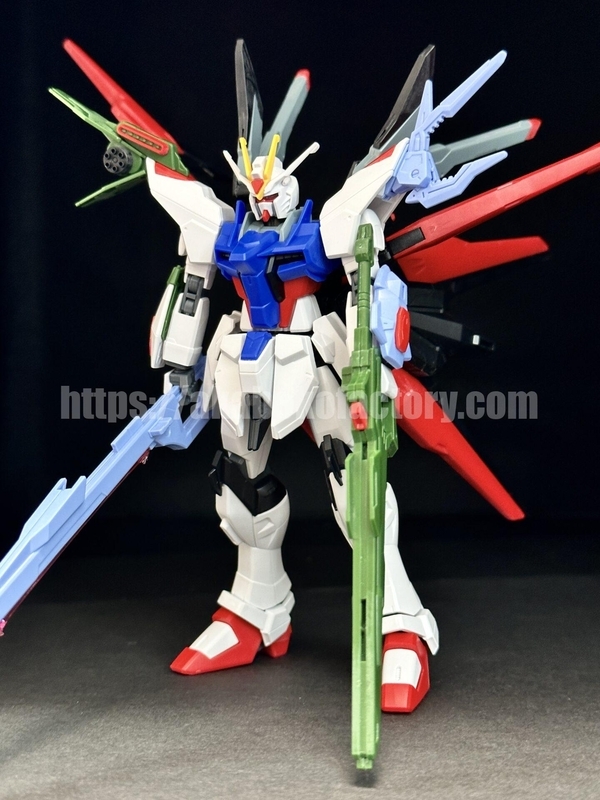 HG ガンダムパーフェクトストライクフリーダムをストライクルージュ