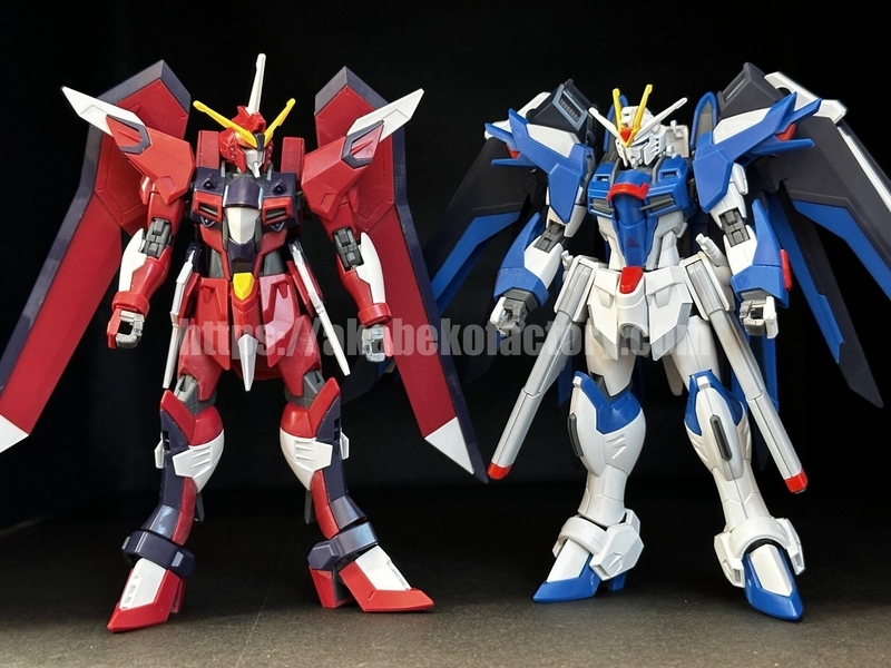 HG イモータルジャスティスガンダムをリアルタイプカラーで作る #1 仮