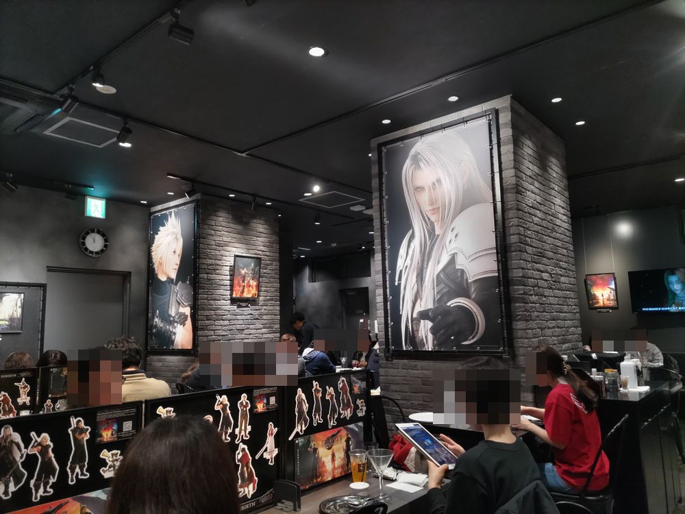 FF7リバースコラボアルトニア＆スクエニカフェ行きました - ファイナル