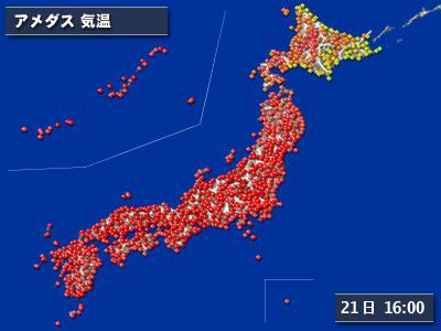 今夏最高、酷暑列島・熱中症注意！