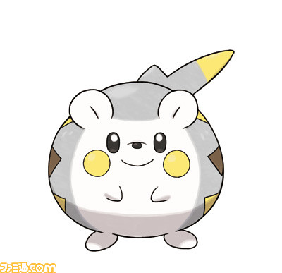 まるまりポケモン『トゲデマル』.