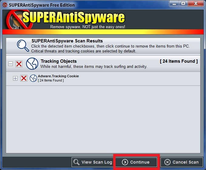 SuperAntiSpywareの使い方6