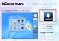 「8GadgetPack」のインストール方法及び使い方1
