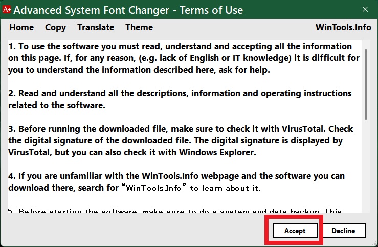 【Advanced System Font Changer】 日本語化ファイル公開！