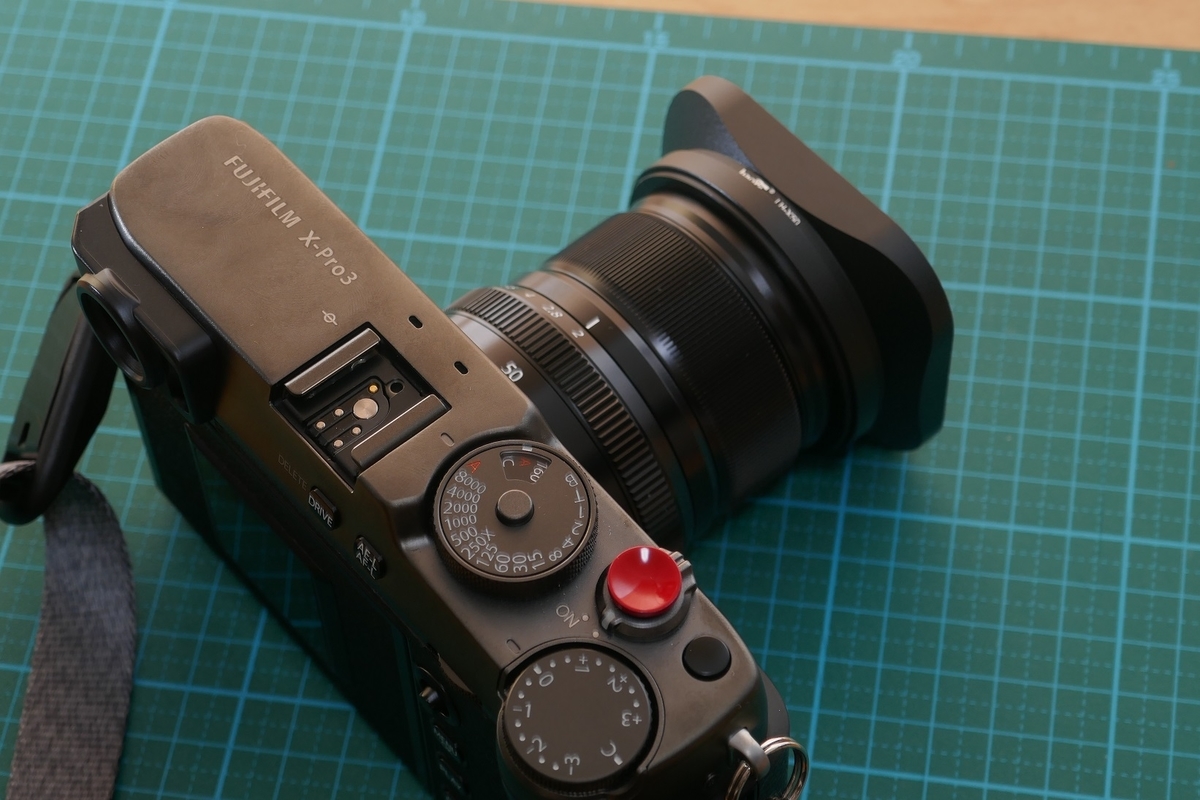 メタルスクエアフードに憧れてXF50mmF2用も買ってしまった話