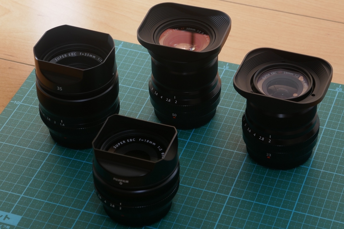 メタルスクエアフードに憧れてXF50mmF2用も買ってしまった話