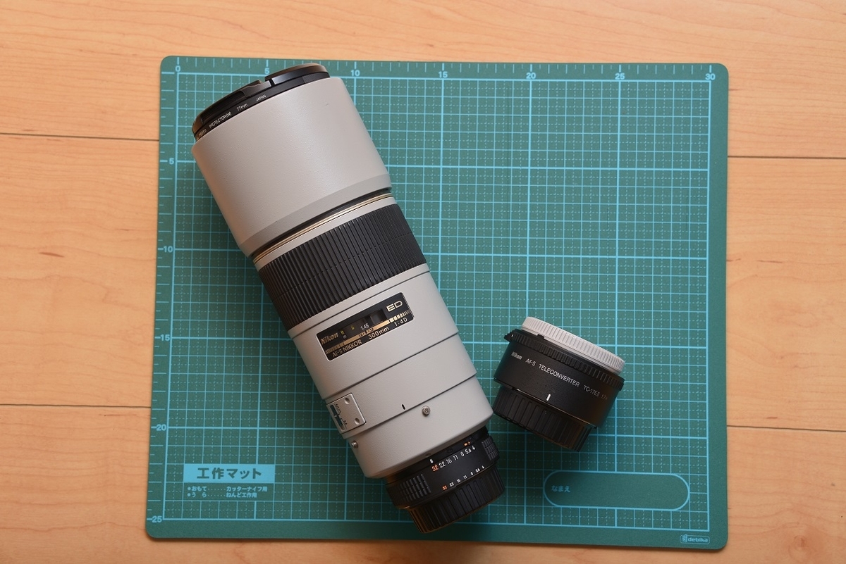 AiAF-S300mmF4Dが大好きすぎて、テレコンバーターTC17E2を買ってしまっ