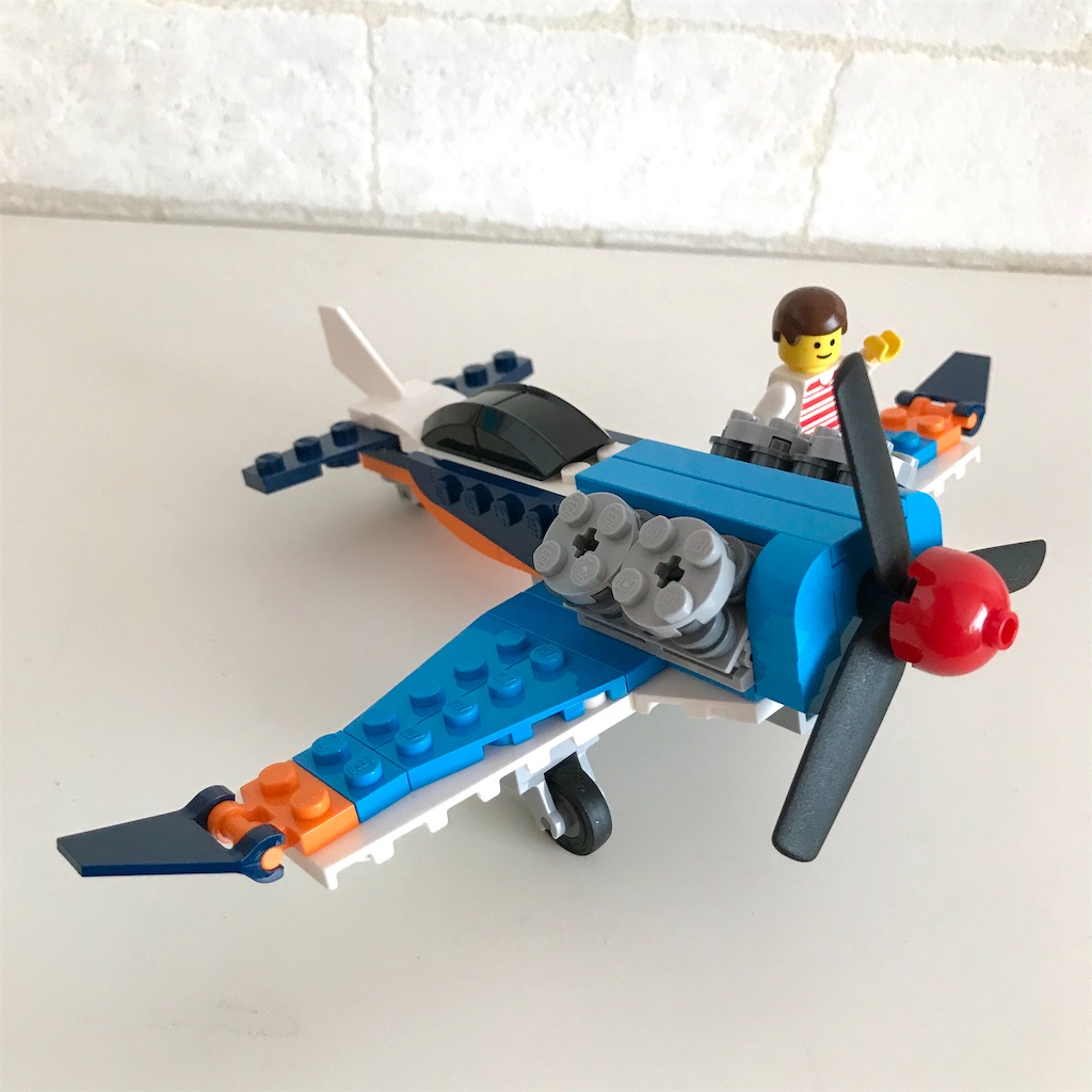 レゴ LEGO クリエイター プロペラ飛行機 31099 開封レビュー - 4747