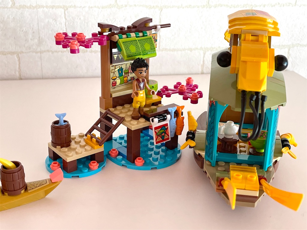 LEGO レビュー】ディズニープリンセス ラーヤ ブーンの船 43185 - 4747